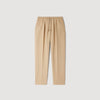 Jersey Pli  Elastic waist Trousers Cappucino
