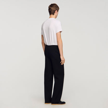 Knit Jogging Bottoms Black