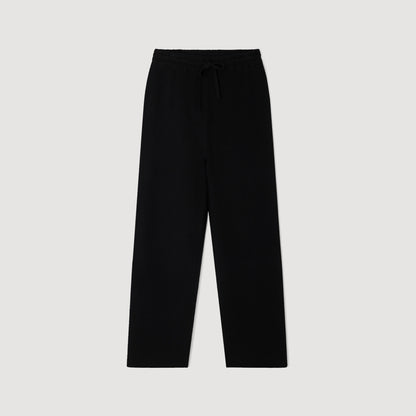 Regular Home Patch Fit Asie Knit jogging bottoms Black