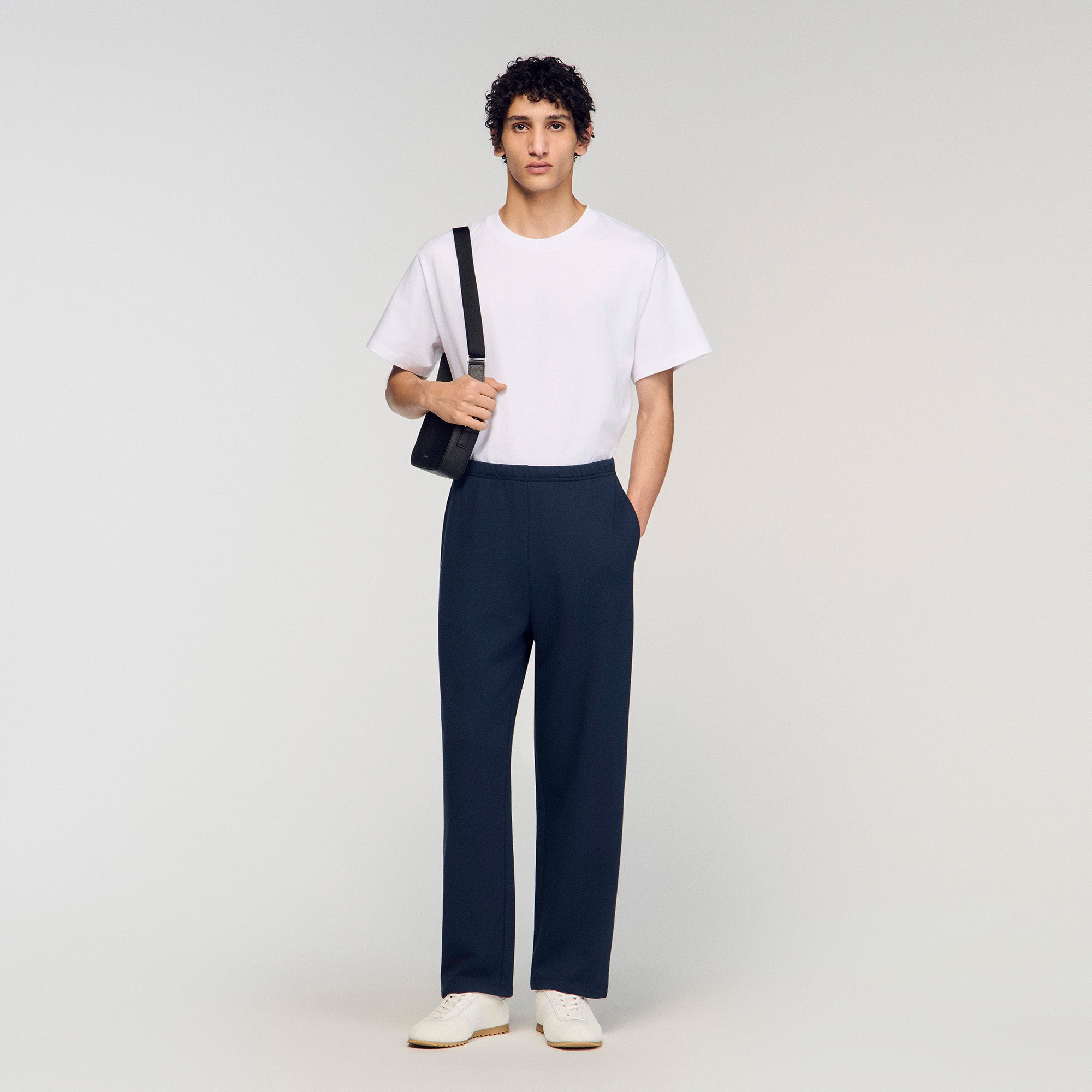 Cotton Jogging Bottoms Navy Blue