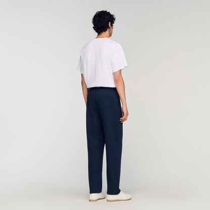 Cotton Jogging Bottoms Navy Blue
