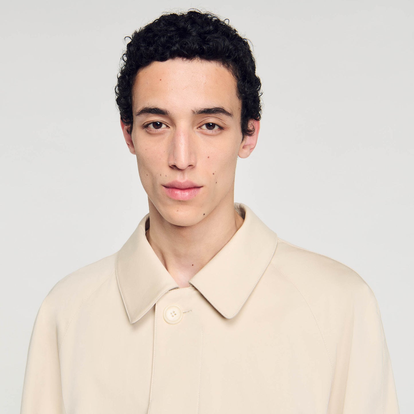 Long Mac Coat Beige