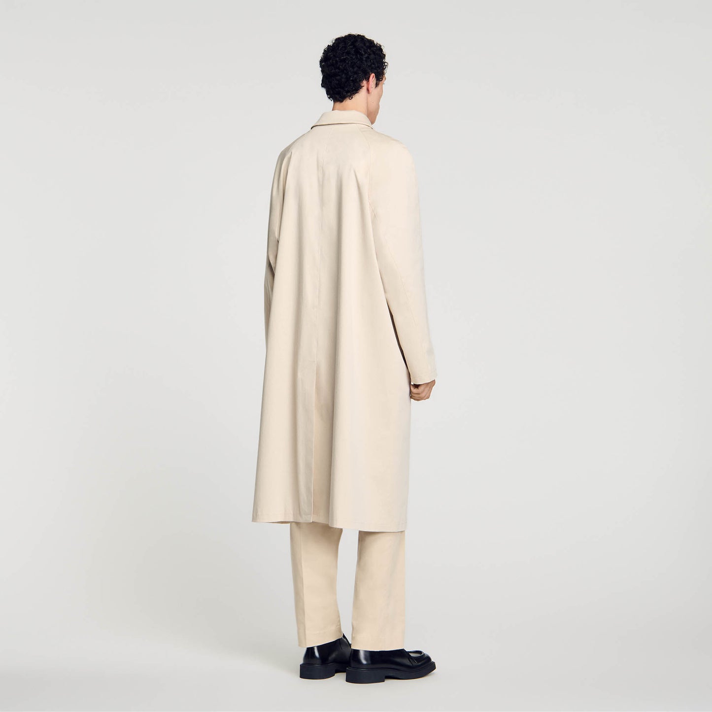 Long Mac Coat Beige
