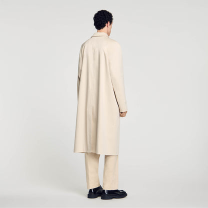 Long Mac Coat Beige