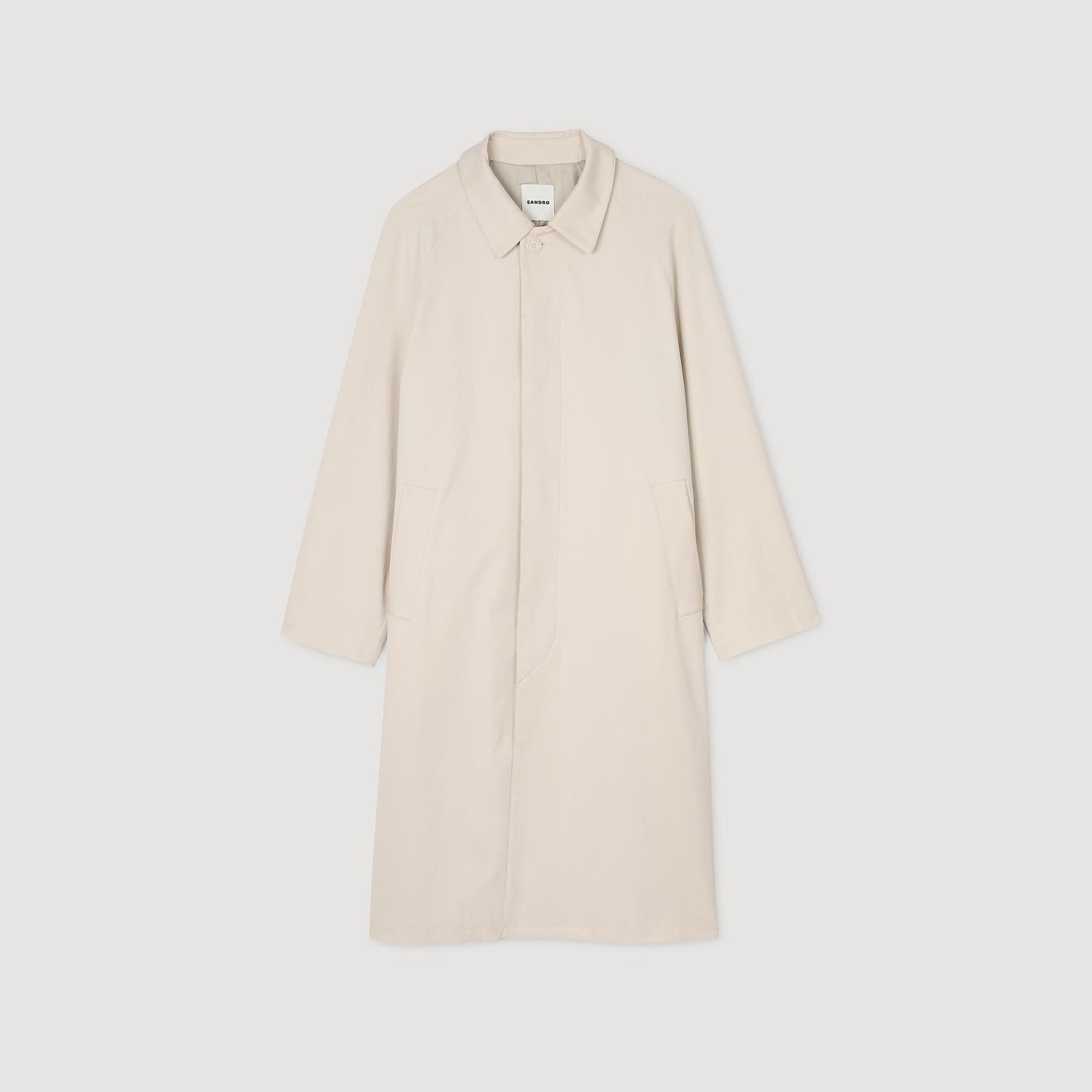 Long Mac Coat Beige