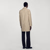 Waterproof Technical Fabric Coat Beige