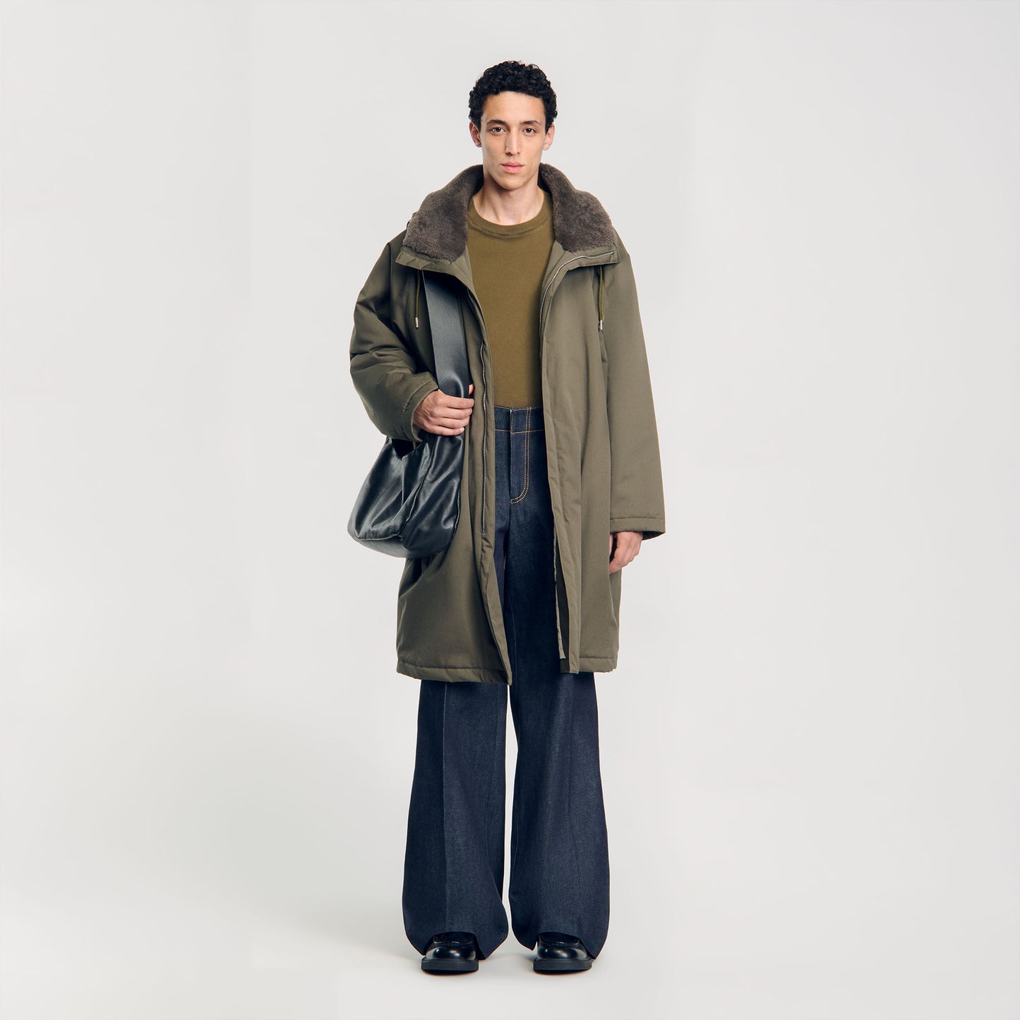 Hooded Parka Olive Green