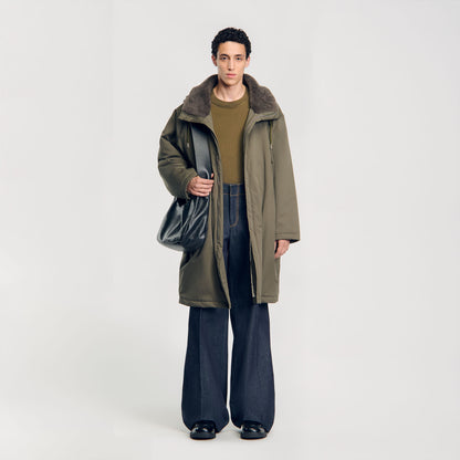 Hooded Parka Olive Green