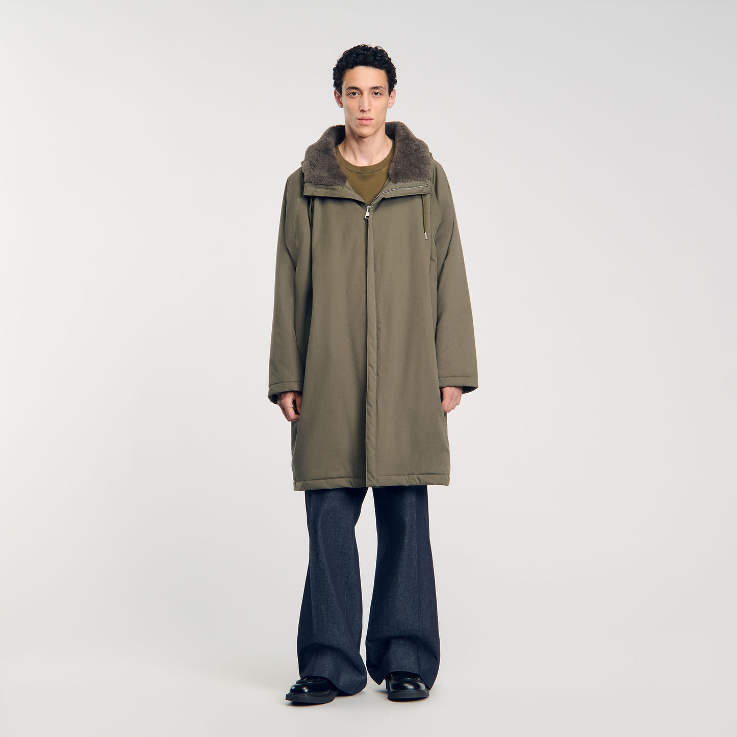 Hooded Parka Olive Green