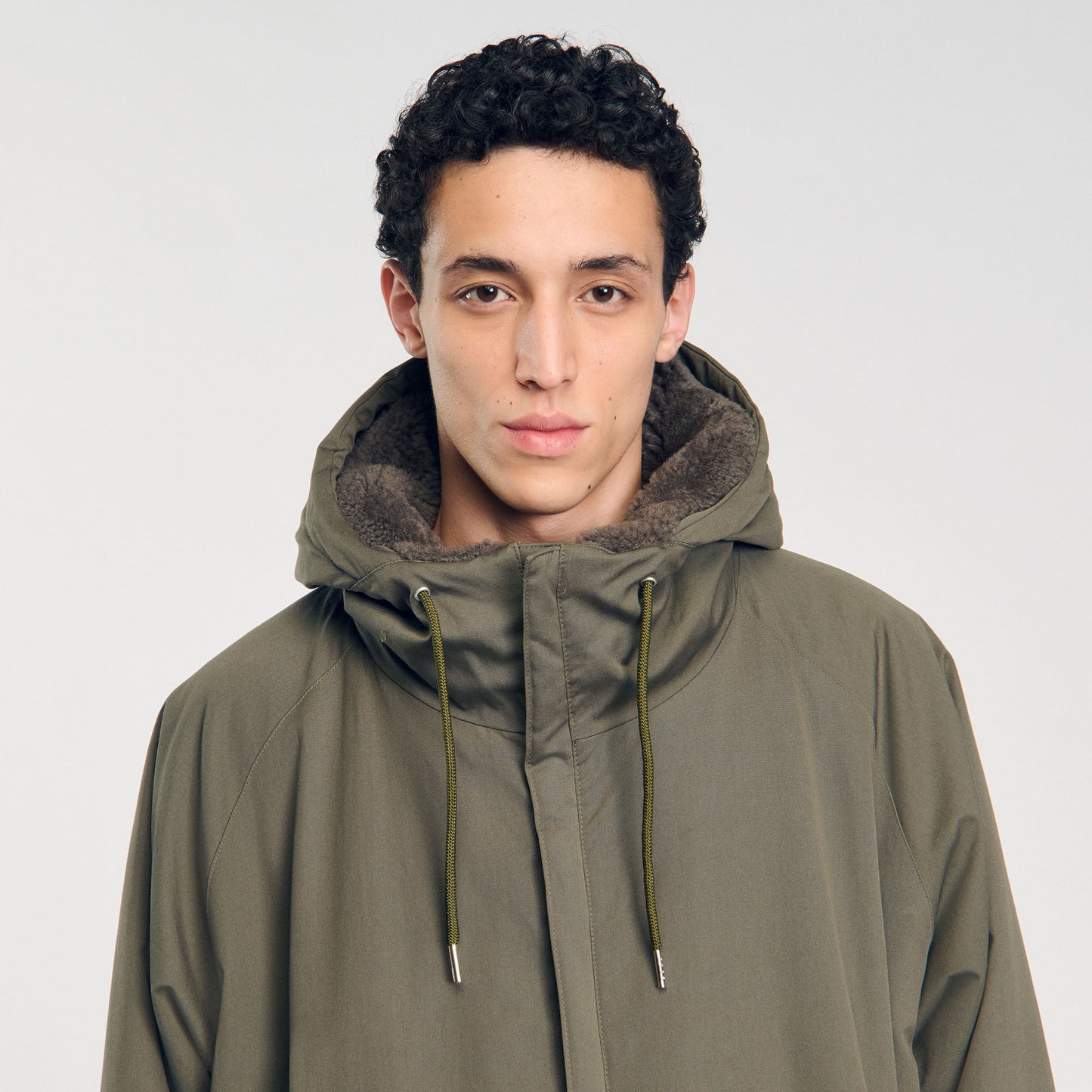Hooded Parka Olive Green