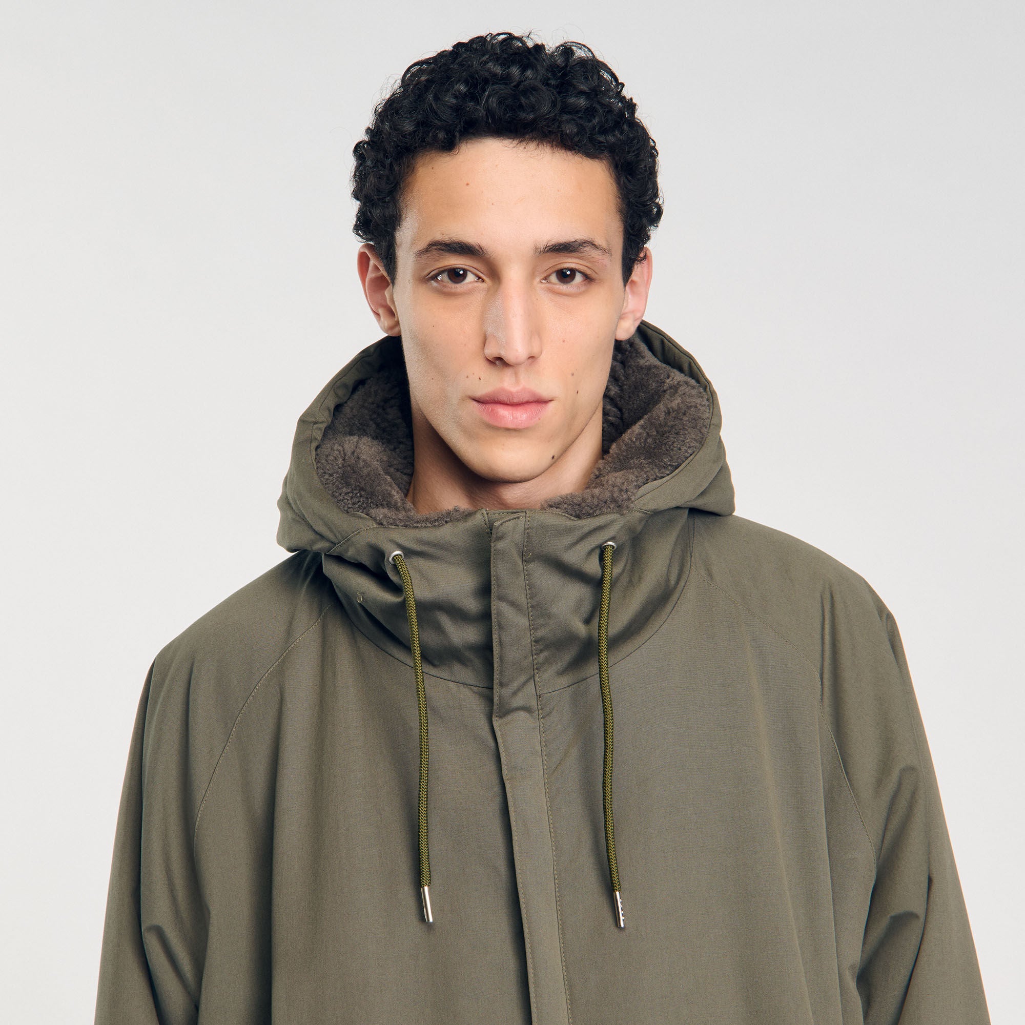 Hooded Parka Olive Green