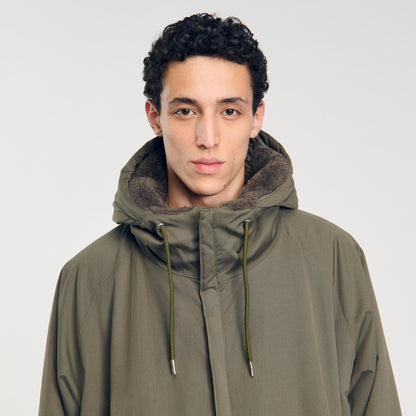 Hooded Parka Olive Green