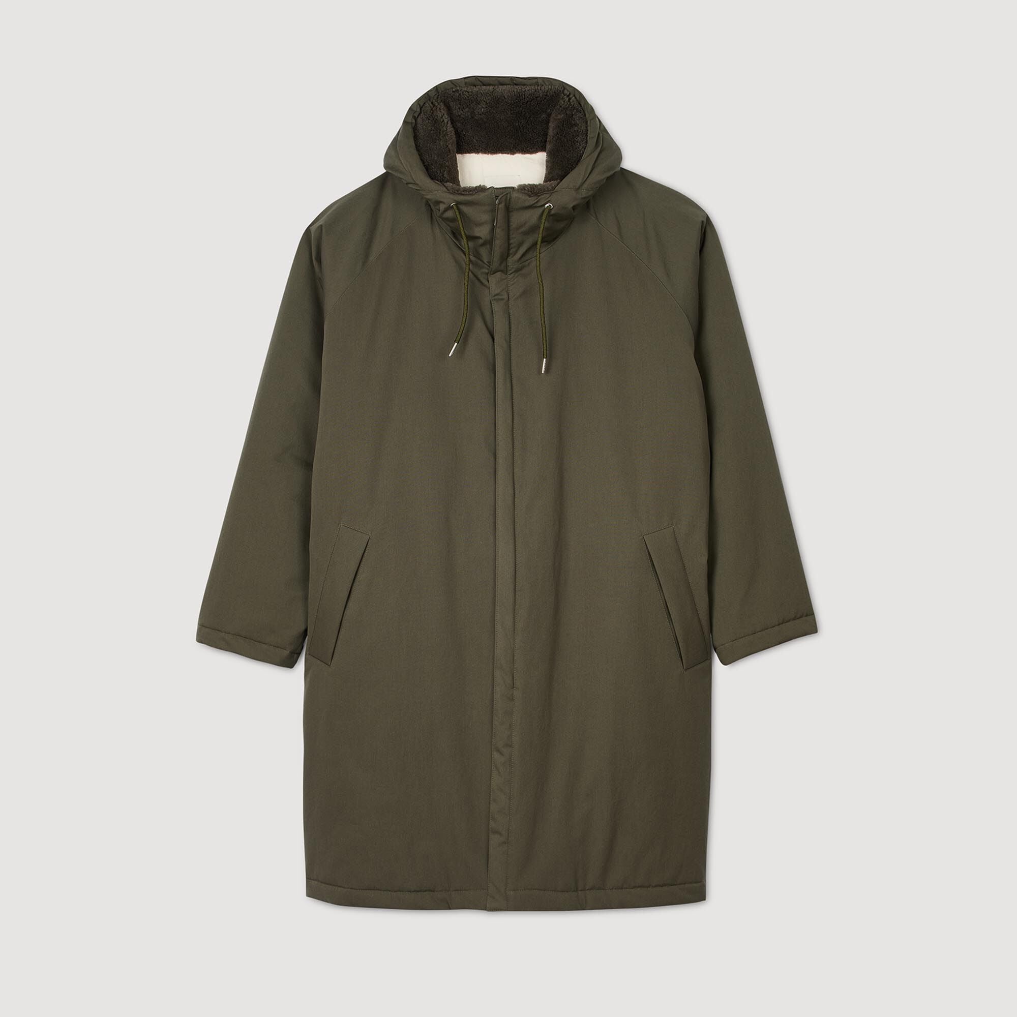 Hooded Parka Olive Green
