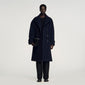 Otto Coat Double-Breasted Wool Coat Navy Blue