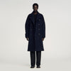 Otto Coat Double-Breasted Wool Coat Navy Blue