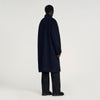 Otto Coat Double-Breasted Wool Coat Navy Blue