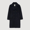Otto Coat Double-Breasted Wool Coat Navy Blue