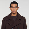 Peacoat Wool Pea Coat Chocolate