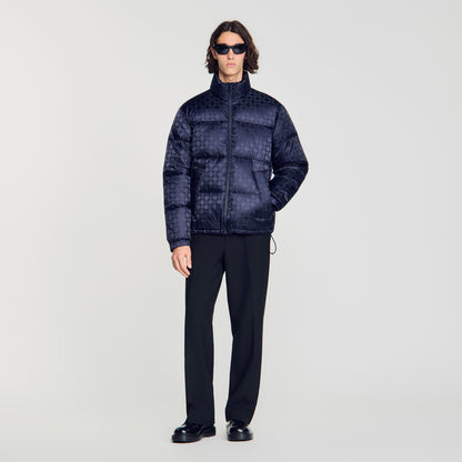 Classic Puffer Cross Water-repellent cross-motif puffer Midnight Blue
