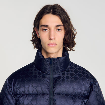 Classic Puffer Cross Water-repellent cross-motif puffer Midnight Blue