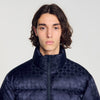 Classic Puffer Cross Water-repellent cross-motif puffer Midnight Blue