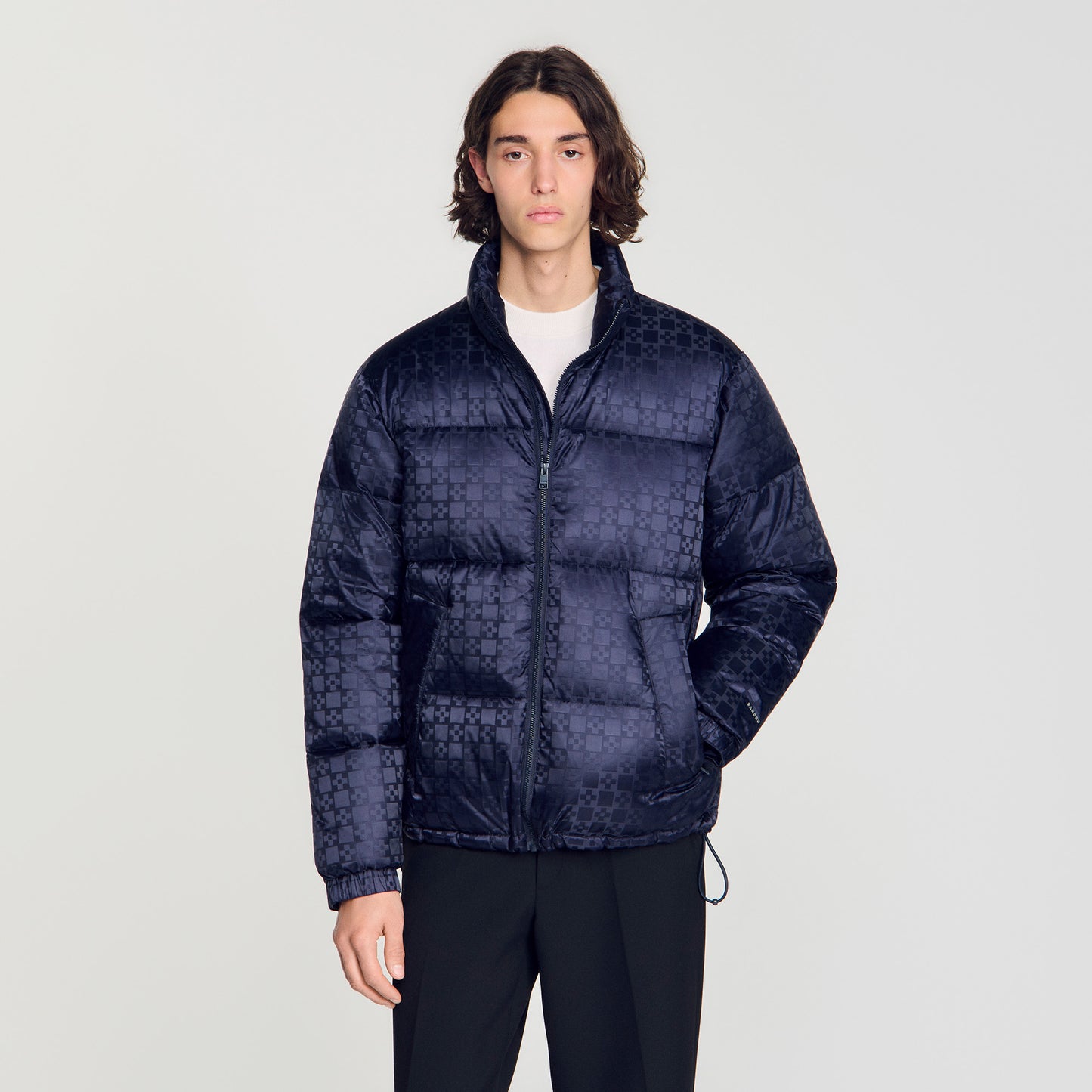 Classic Puffer Cross Water-repellent cross-motif puffer Midnight Blue