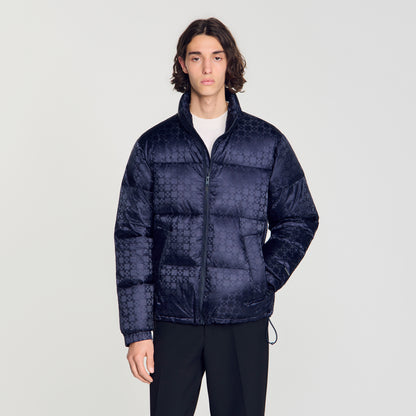 Classic Puffer Cross Water-repellent cross-motif puffer Midnight Blue