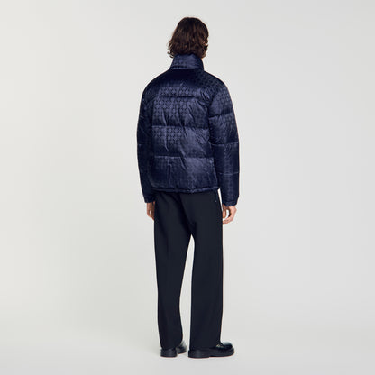 Classic Puffer Cross Water-repellent cross-motif puffer Midnight Blue