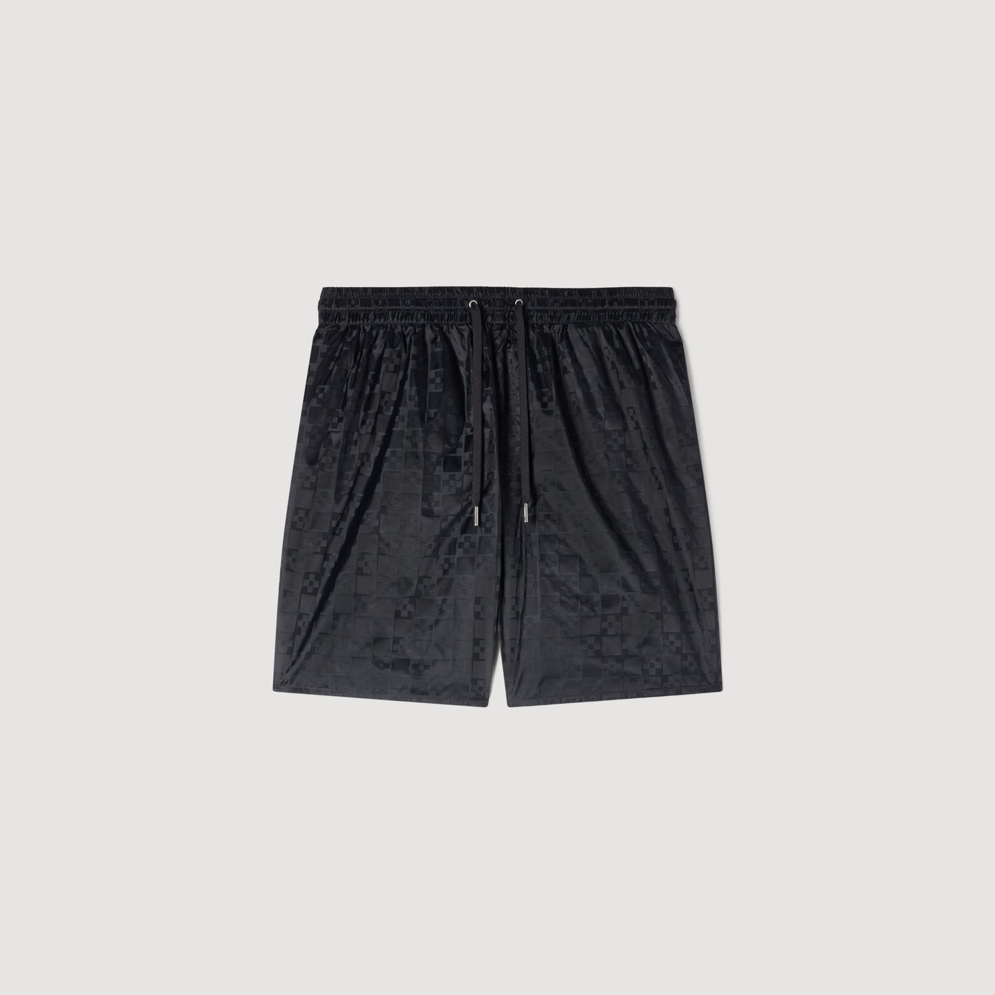 Squarecross Jacquard Mdc Square Cross Swim Shorts Dark Grey