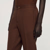 Jersey Jersey Trousers Cognac