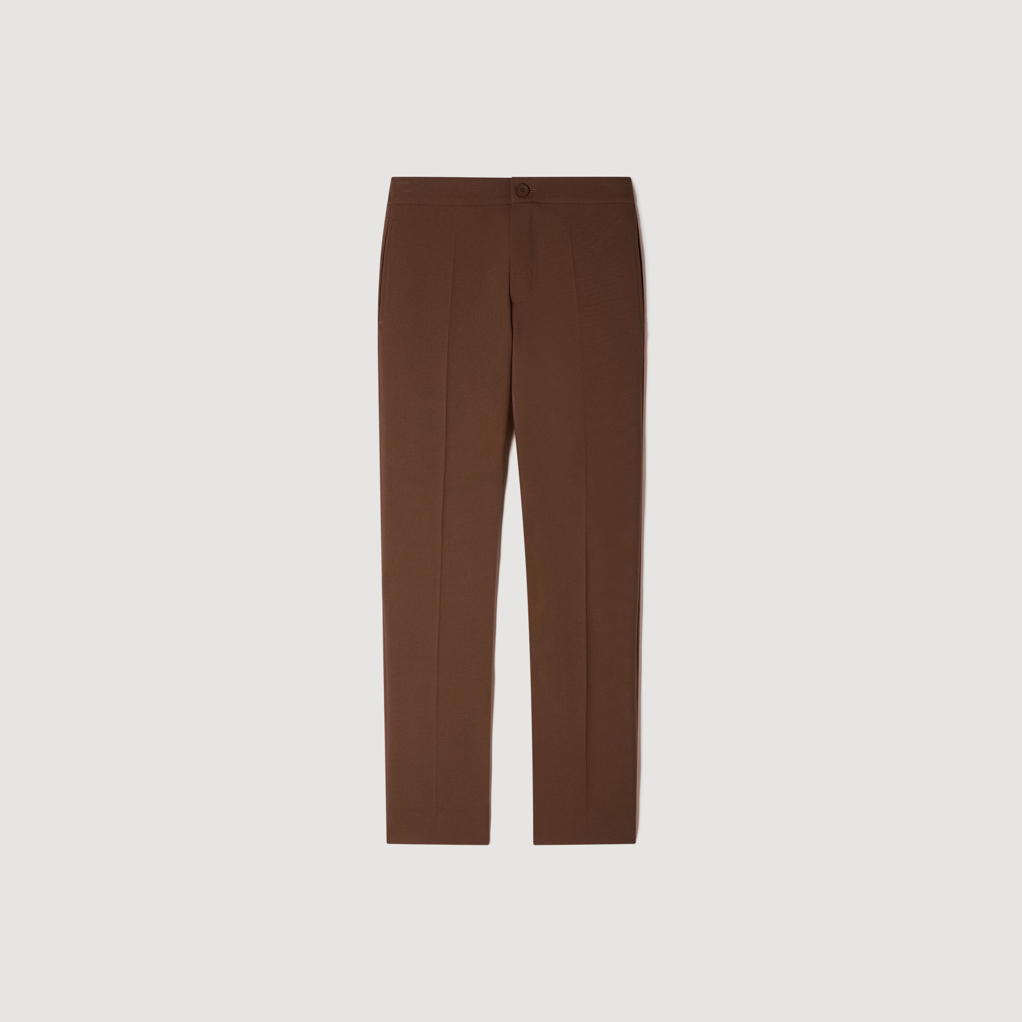 Jersey Jersey Trousers Cognac
