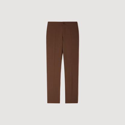 Jersey Jersey Trousers Cognac