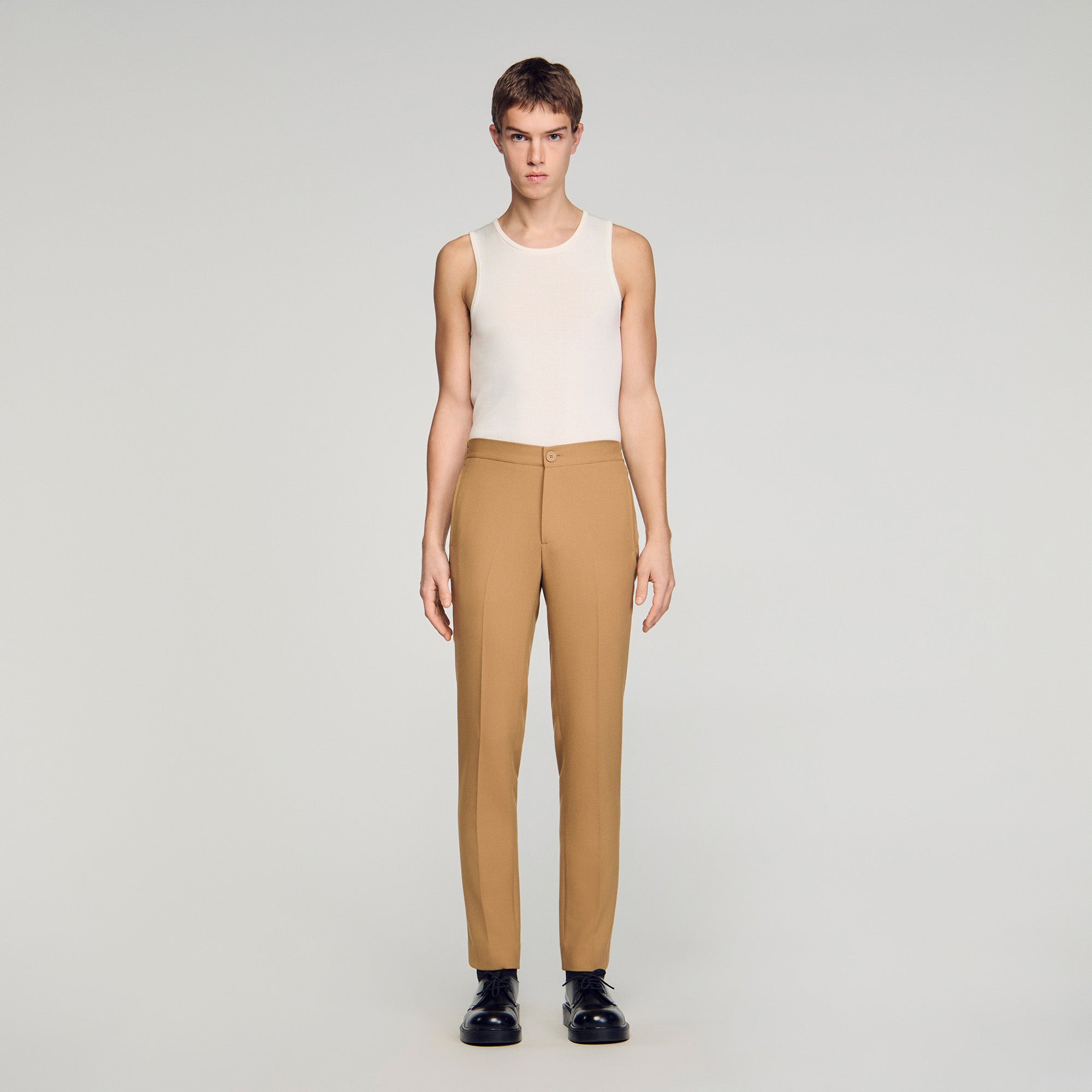 Jersey Jersey Trousers Nut