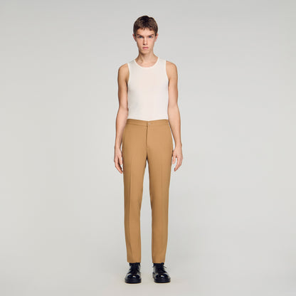 Jersey Jersey Trousers Nut