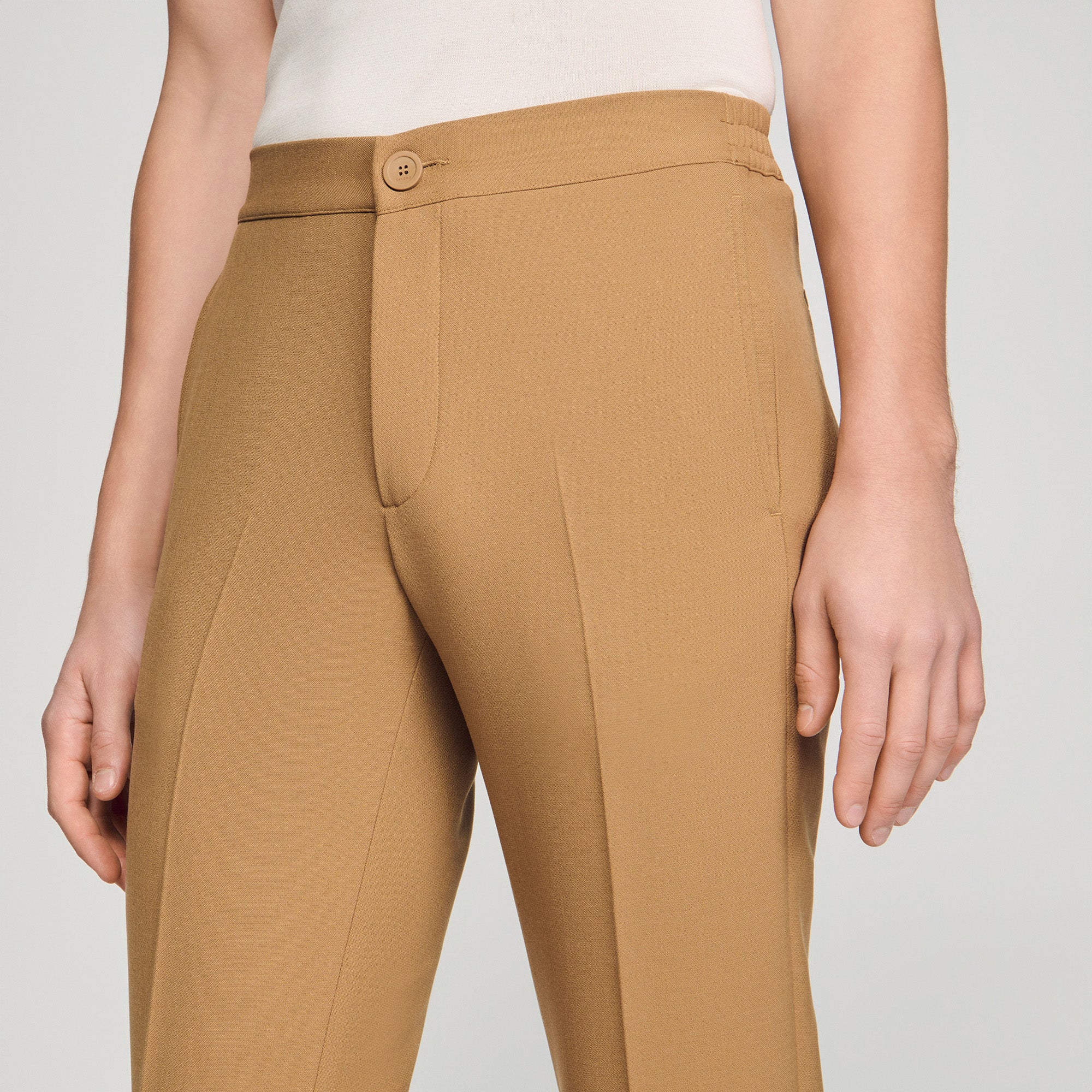 Jersey Jersey Trousers Nut