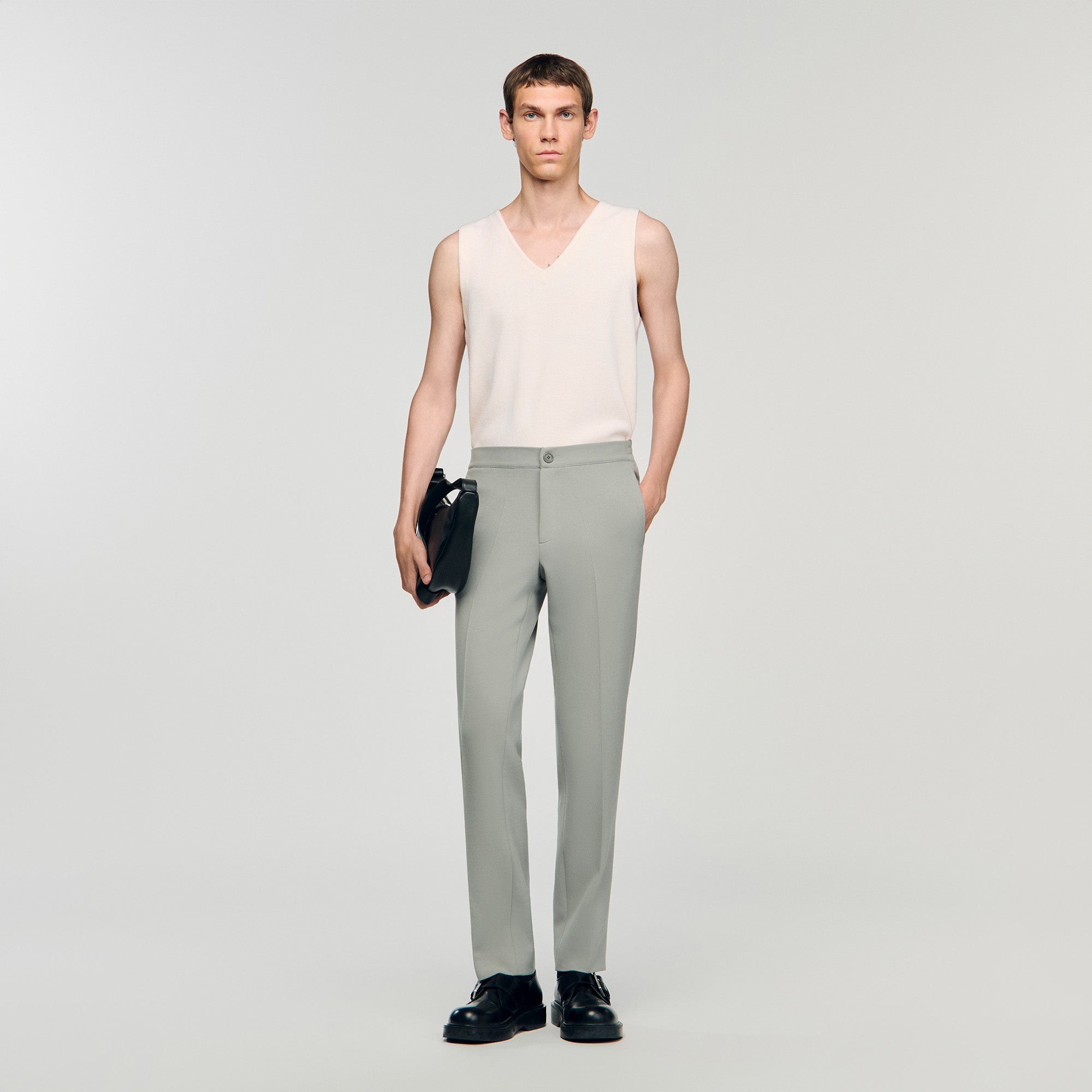 Jersey Jersey Trousers Steel