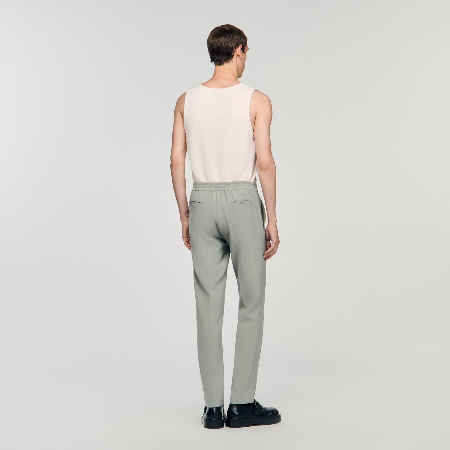 Jersey Jersey Trousers Steel