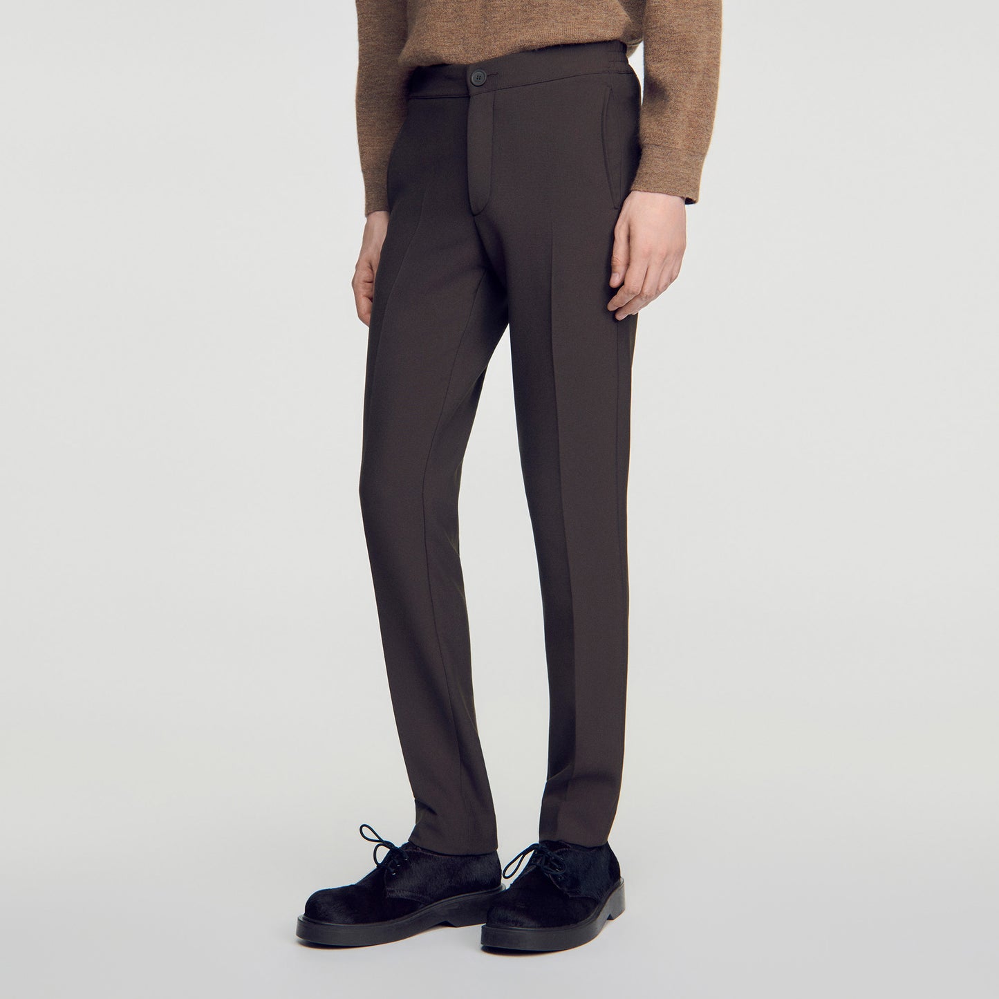 Jersey Jersey trousers Dark Taupe