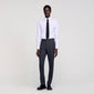 Berkeley Grey Wool Suit Trousers Mocked Grey