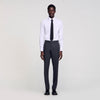 Wool Suit Trousers Mocked Grey