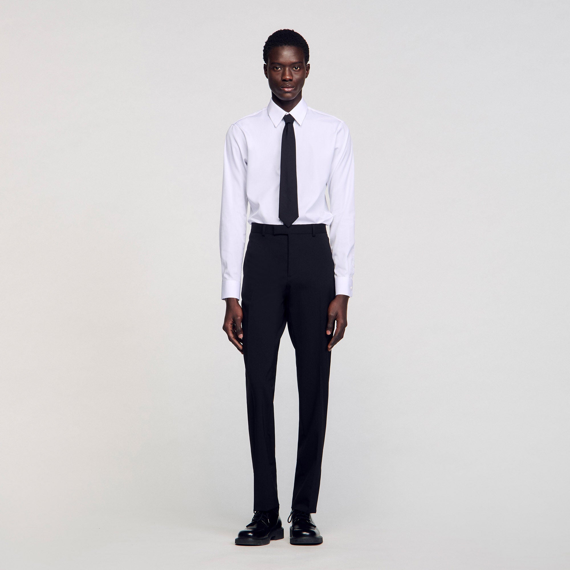 Formal Black Classic Suit Trousers Black