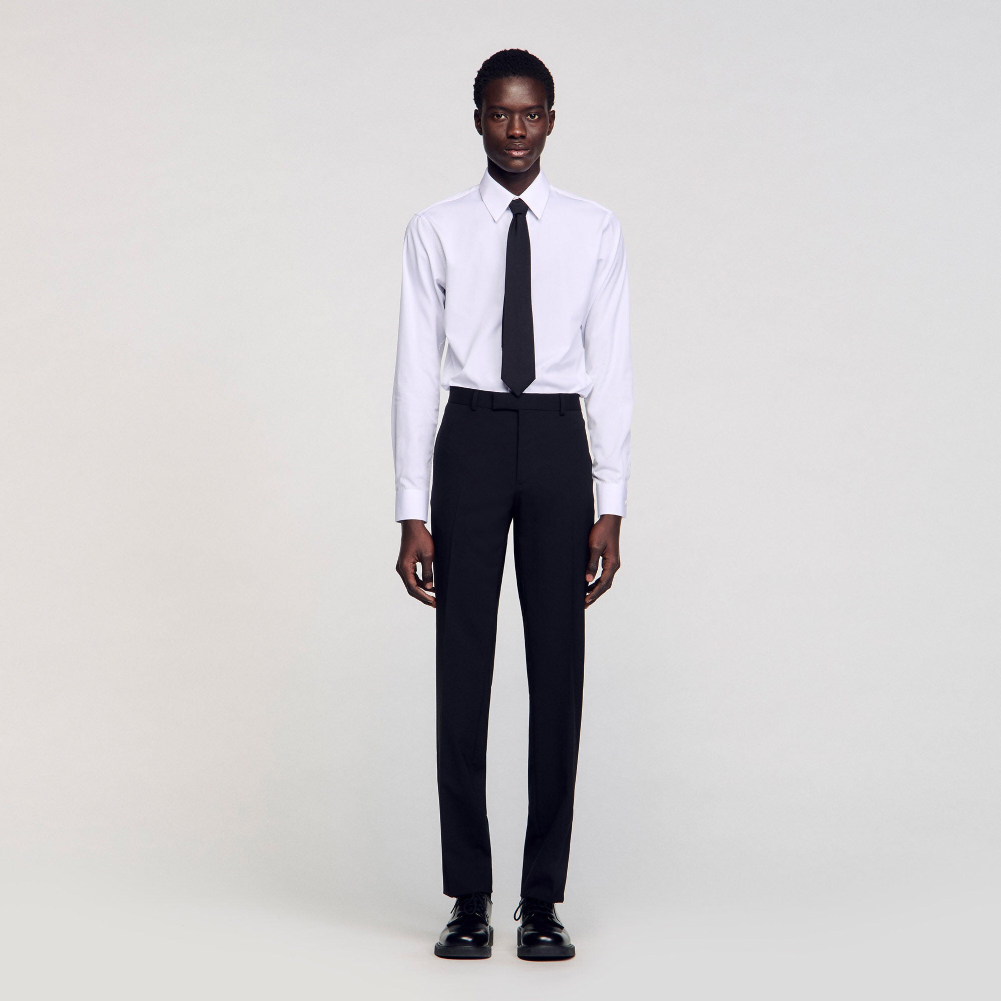 Formal Black Classic Suit Trousers Black