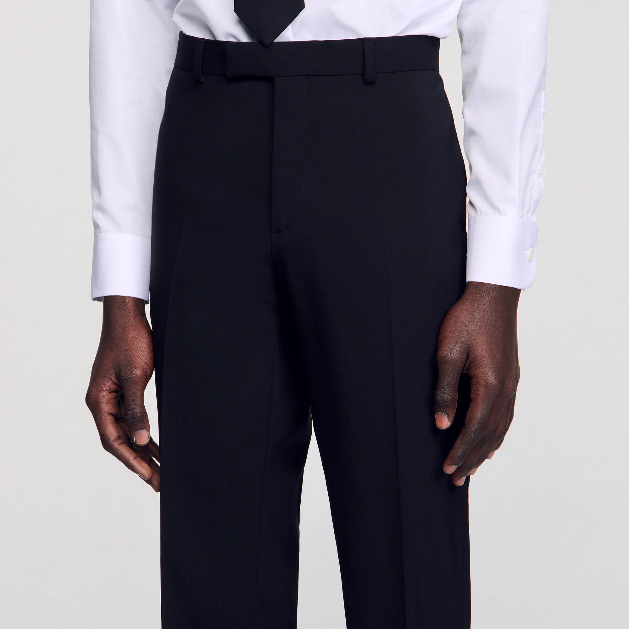 Formal Black Classic Suit Trousers Black