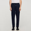 Elasticated Straight Leg Trousers Midnight Blue