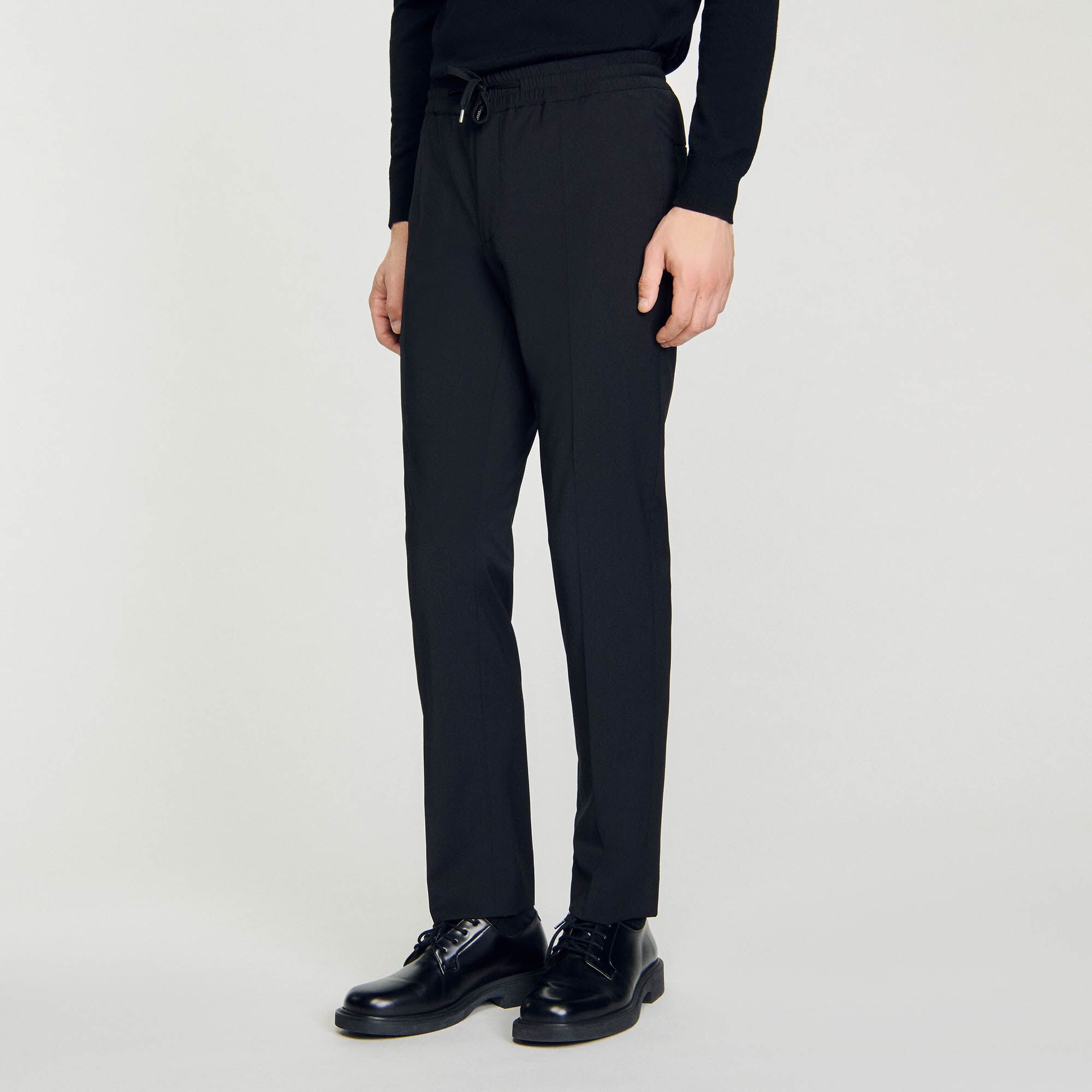 Buy Elasticated Straight-Leg Pants for Men Online - Sandro UAE