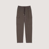 Elasticated Cargo Trousers Dark Kaki.