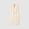 Rope Pant Wide-Leg Elasticated Cotton Trousers Butter Cream