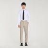 Formal Wool Suit Trousers ALUMINUM