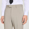Formal Wool Suit Trousers ALUMINUM