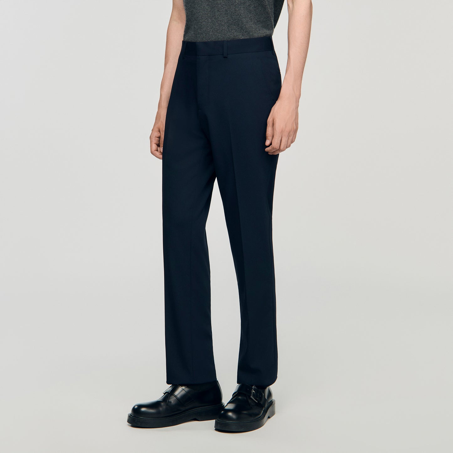 New Croise Wide-leg suit trousers Navy Blue